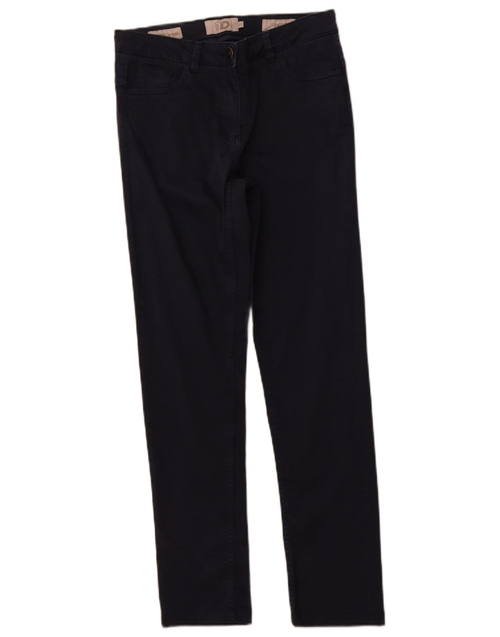 DACK'S Pantalones casuales ajustados para mujer IT 42 Medium W30 L29 Azul marino