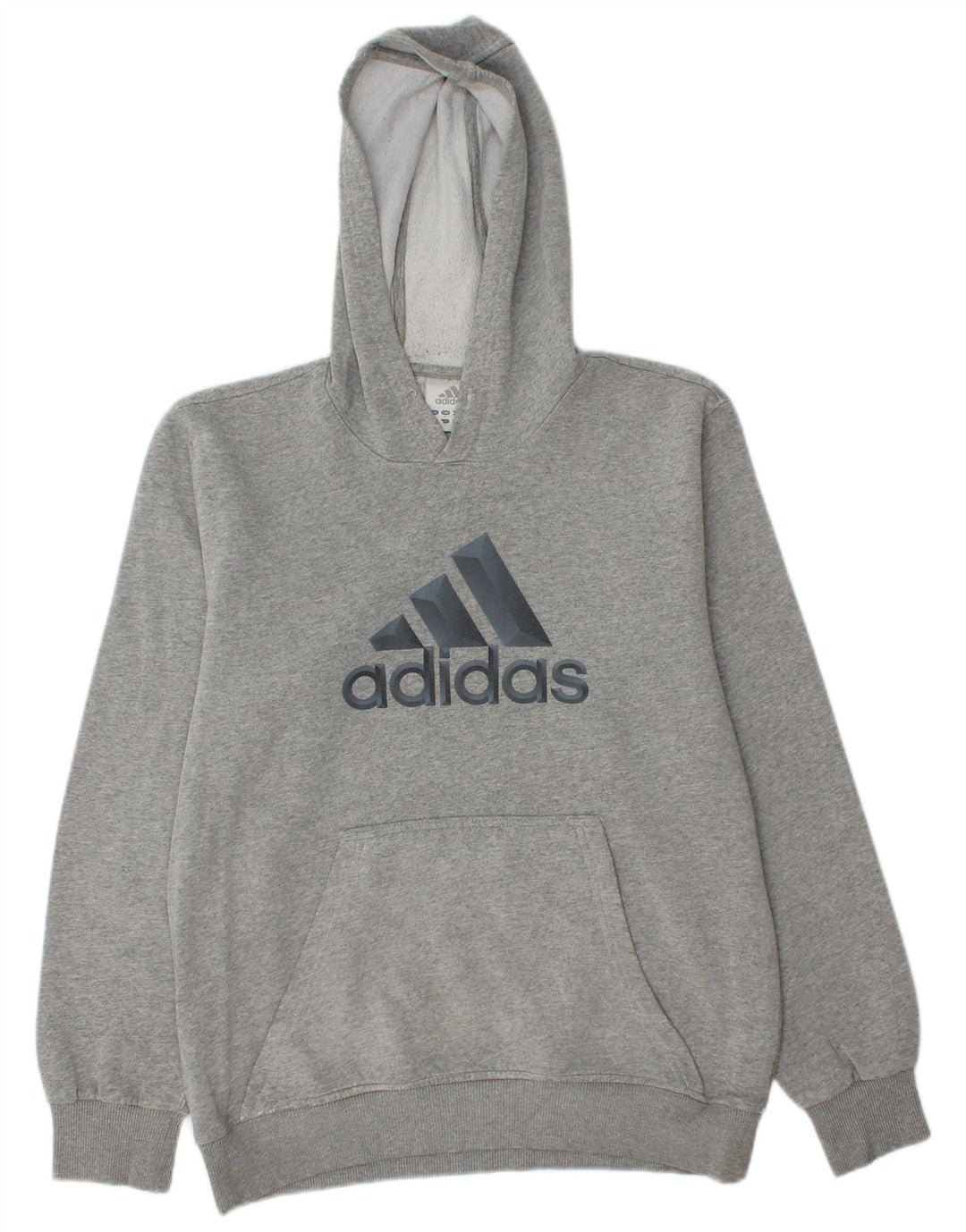 ADIDAS Hombre Graphic Sudadera con capucha Jumper Gris Medio