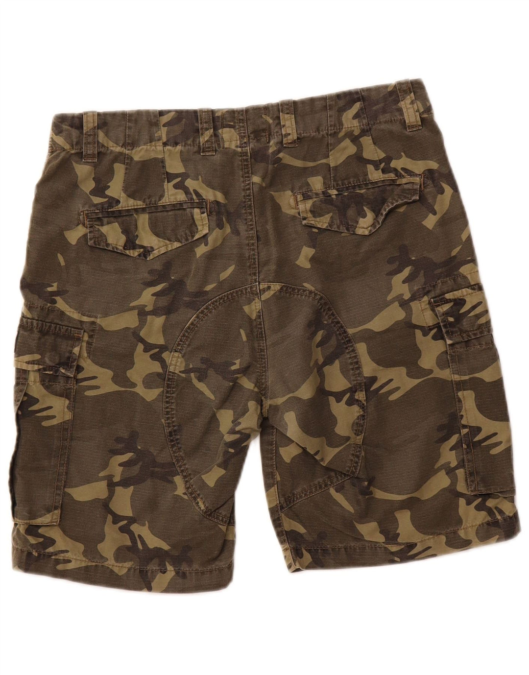 Superdry Shorts Cargo W30 Medium Khaki Camuflaje De Algodón Para Hombre