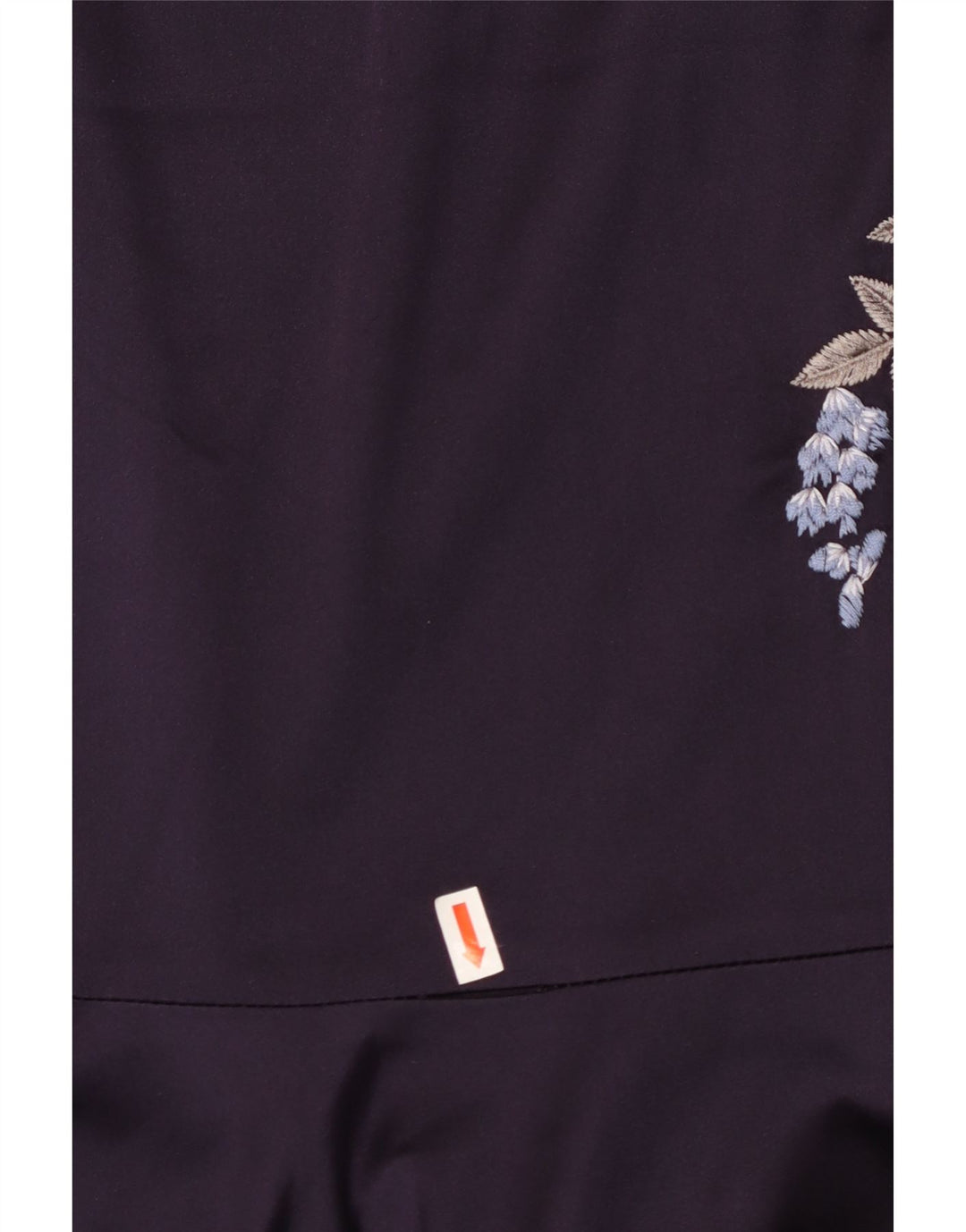 KAREN MILLEN Vestido sin tirantes para mujer UK 10 Small Purple Seda floral