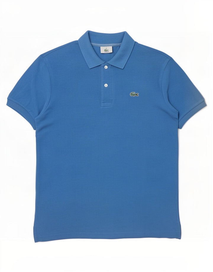 Polo Lacoste para hombre talla 5 grande algodón azul