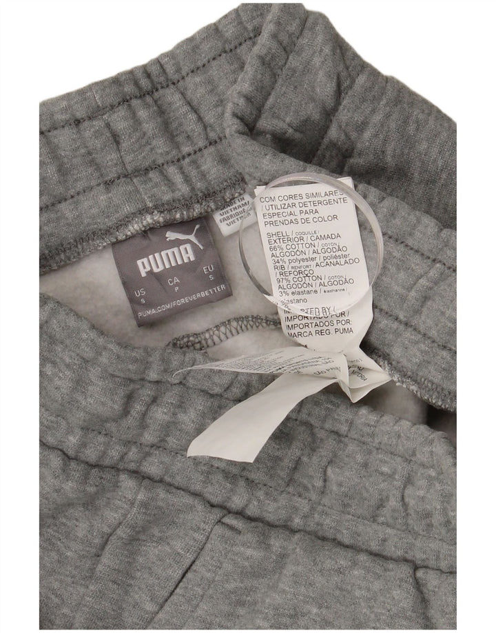 PUMA Pantalones de chándal para hombre Joggers Small Grey Cotton