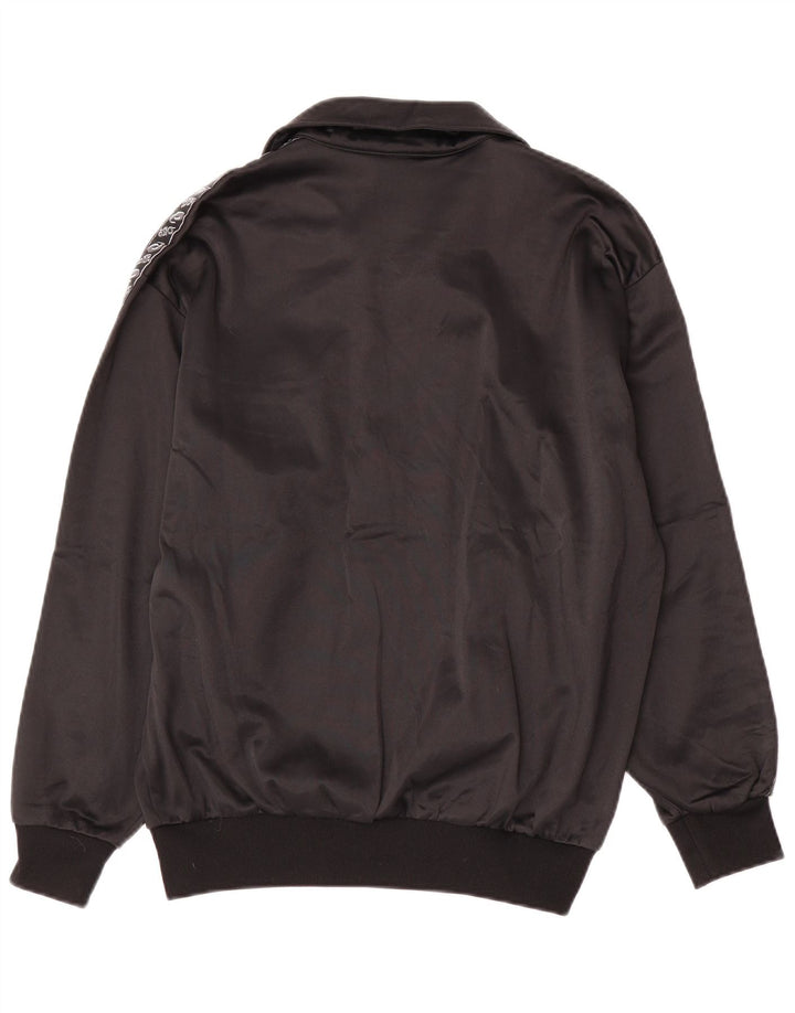 Asics Mens Graphic Full Chándal Pequeño Poliéster Negro