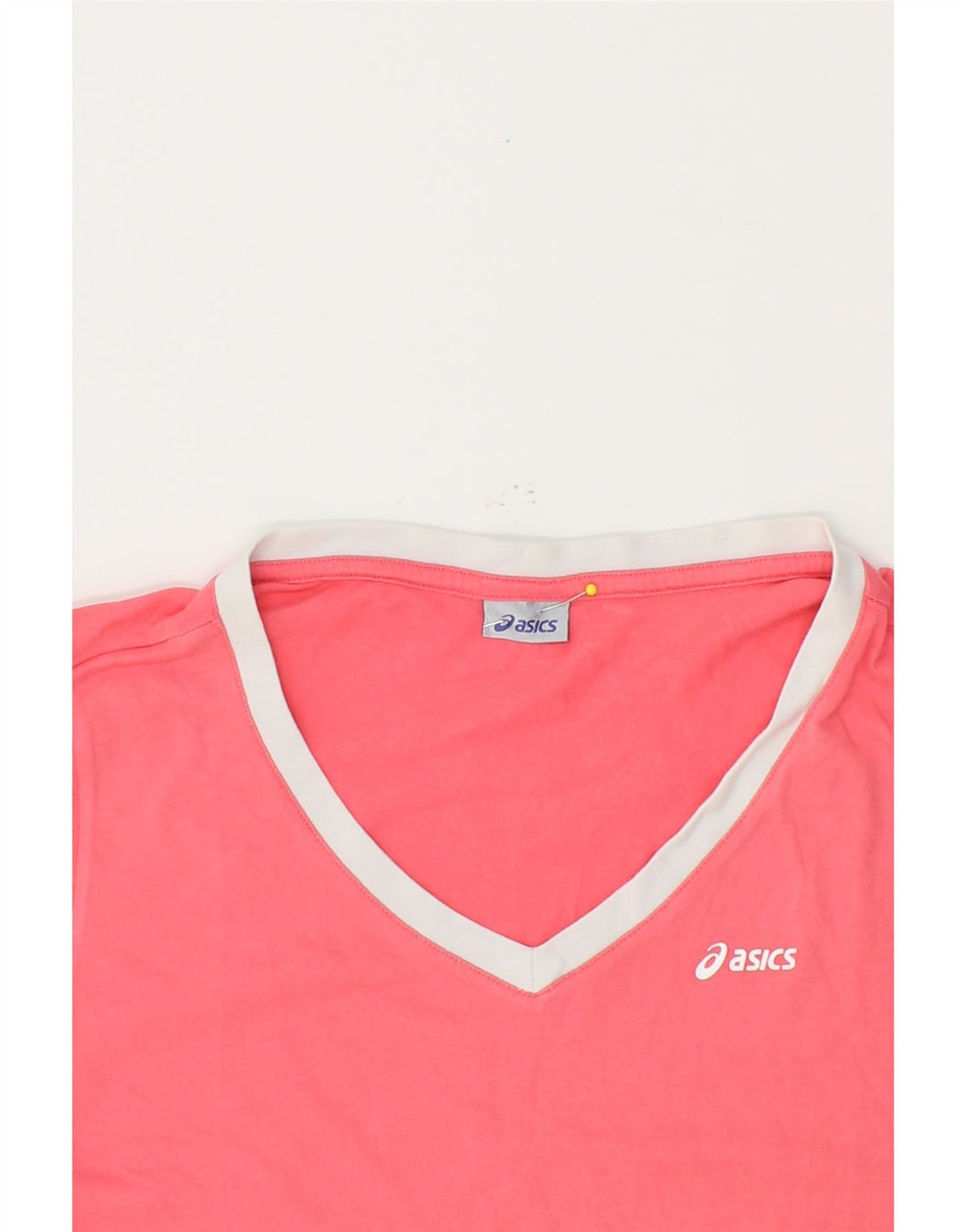 ASICS Womens T-Shirt Top UK 12 Medium Pink Vintage Asics and Second-Hand Asics from Messina Hembry 