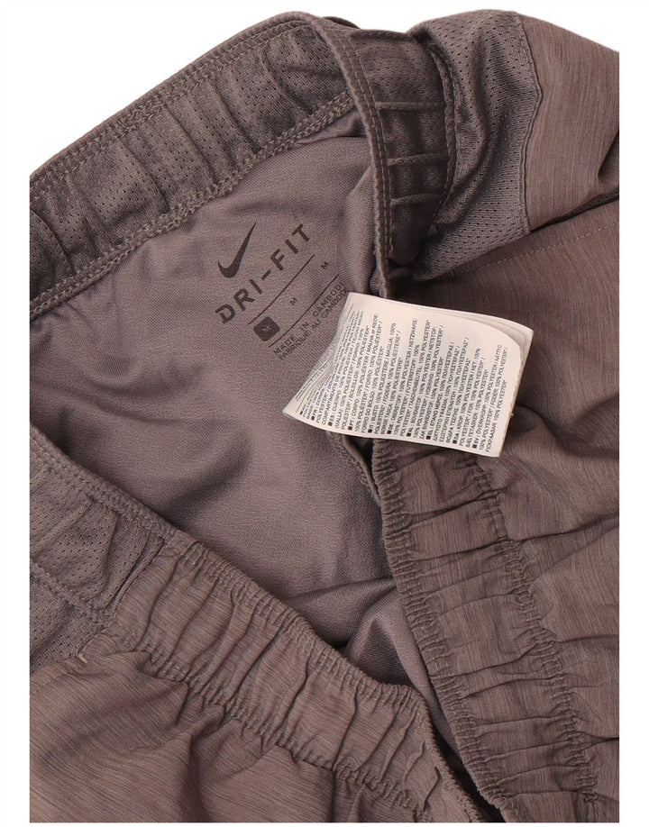 Pantalones cortos deportivos Nike Dri Fit para hombre Poliéster gris medio