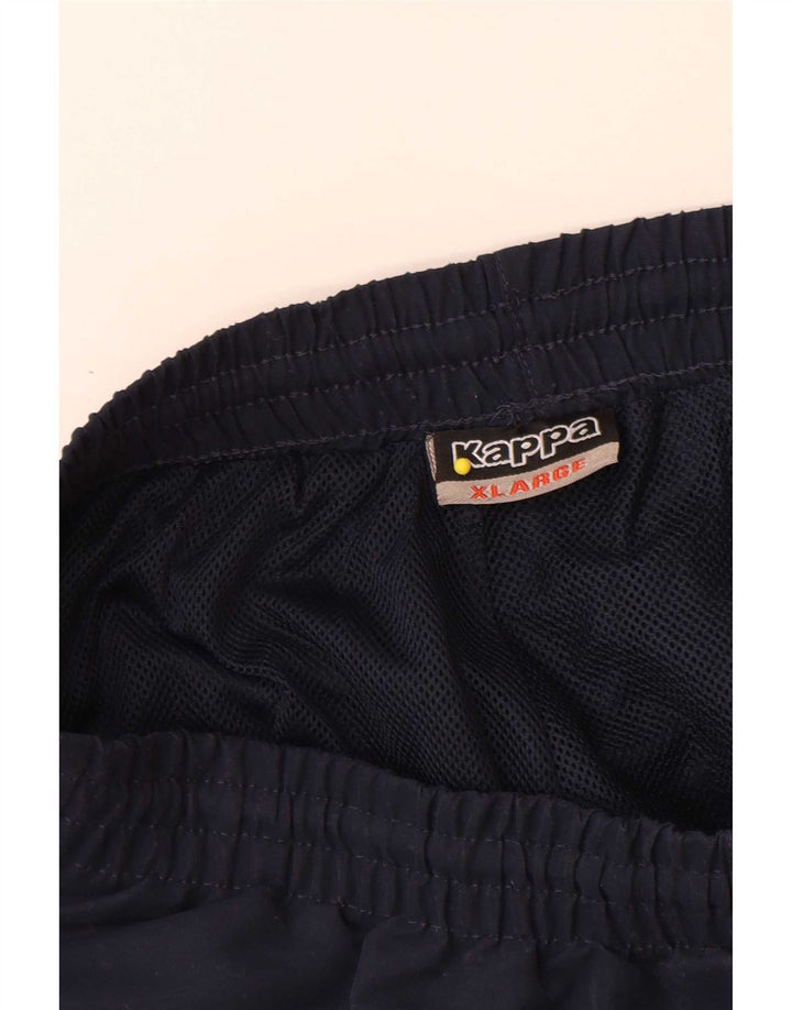 Kappa Pantalón Capri Hombre XL Poliéster Azul Marino