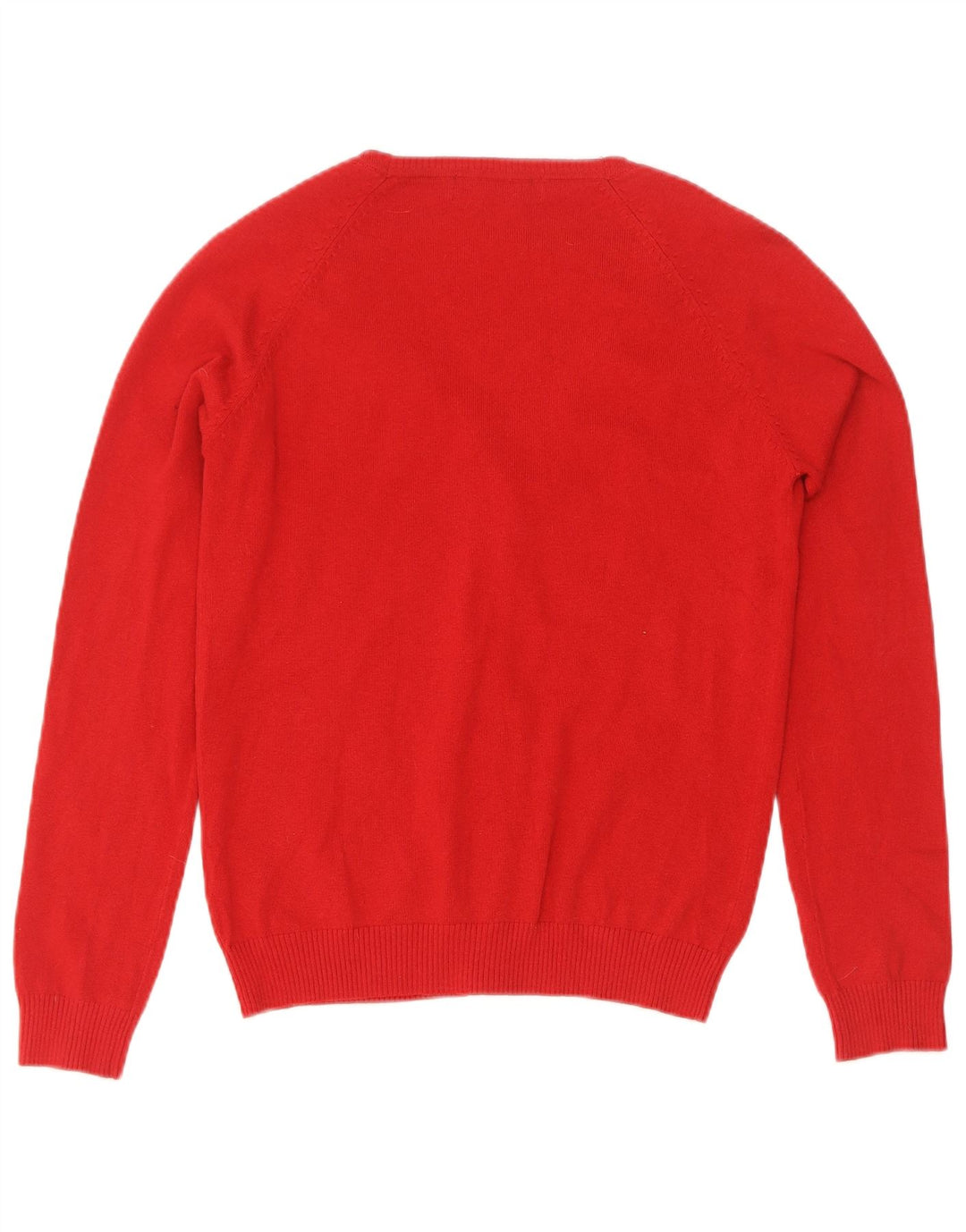 Zara Mujer Cárdigan Suéter UK 44 Grande Rojo