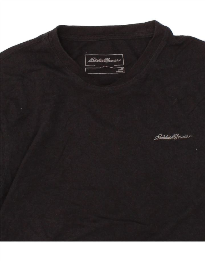 EDDIE BAUER Mens T-Shirt Top Medium Black Cotton Vintage Eddie Bauer and Second-Hand Eddie Bauer from Messina Hembry 