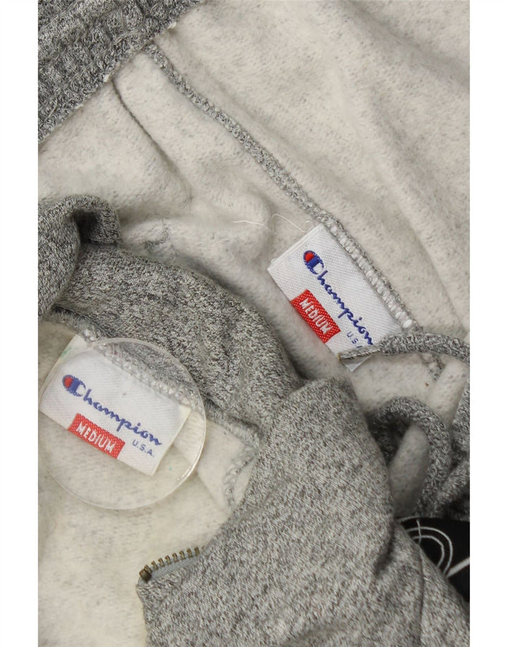 Champion Chándal completo con gráfico para hombre de algodón moteado en gris medio