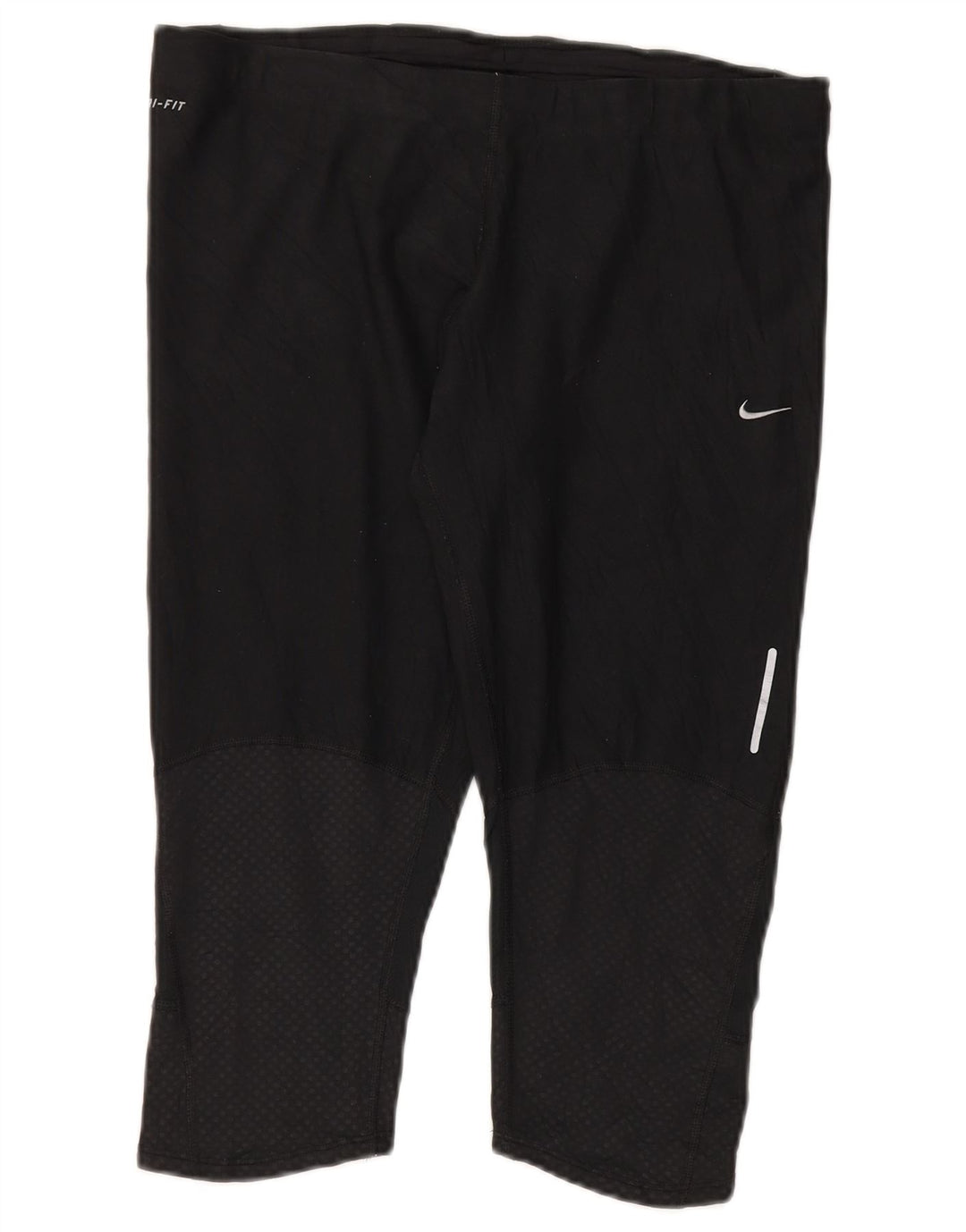 Nike - Leggings capri Dri Fit para mujer, talla 40, XL, poliéster negro