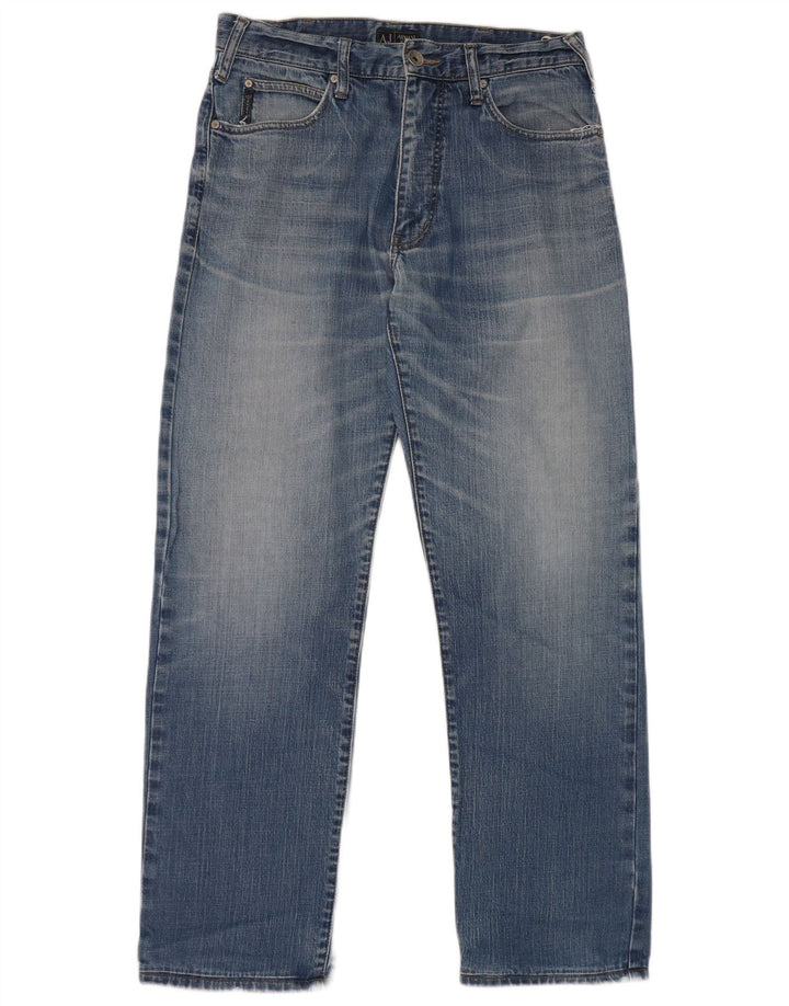 Vaqueros Armani Hombre Rectos W32 L31 Algodón Azul