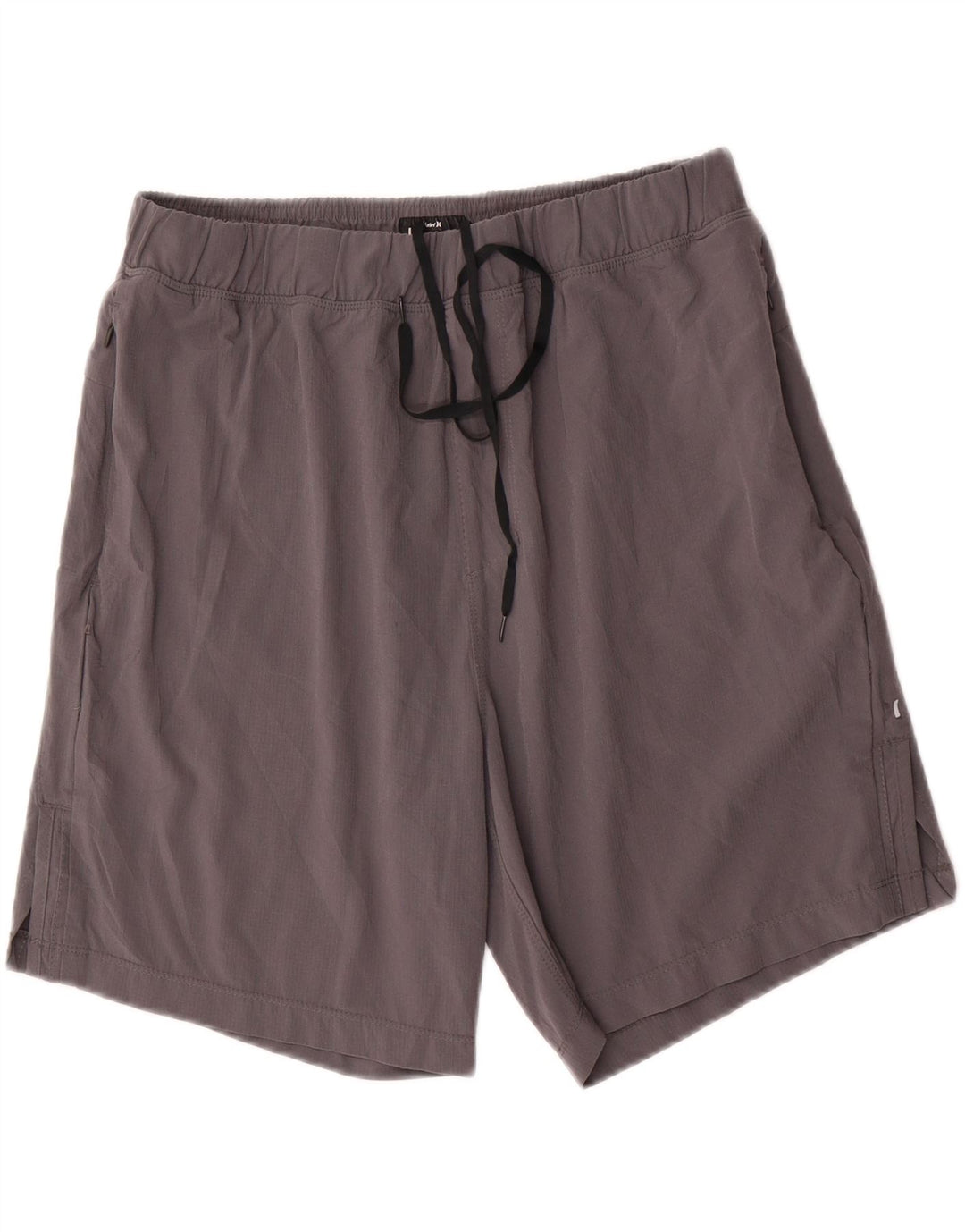 HURLEY Pantalones cortos deportivos para hombre poliéster gris grande