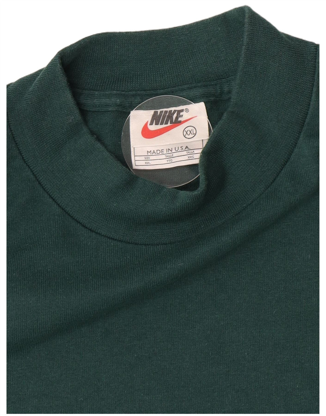 Nike - Camiseta de manga larga para hombre, talla 2XL, algodón verde