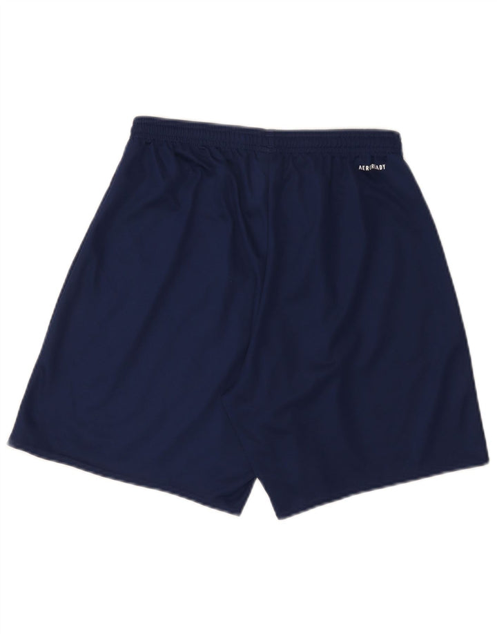 Adidas Mens Aeroready Sport Shorts Pequeño Azul Marino Poliéster