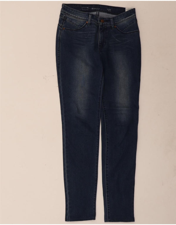 Levi's Vaqueros ajustados de talle medio Demi Curve para mujer W26 L29 Algodón azul marino