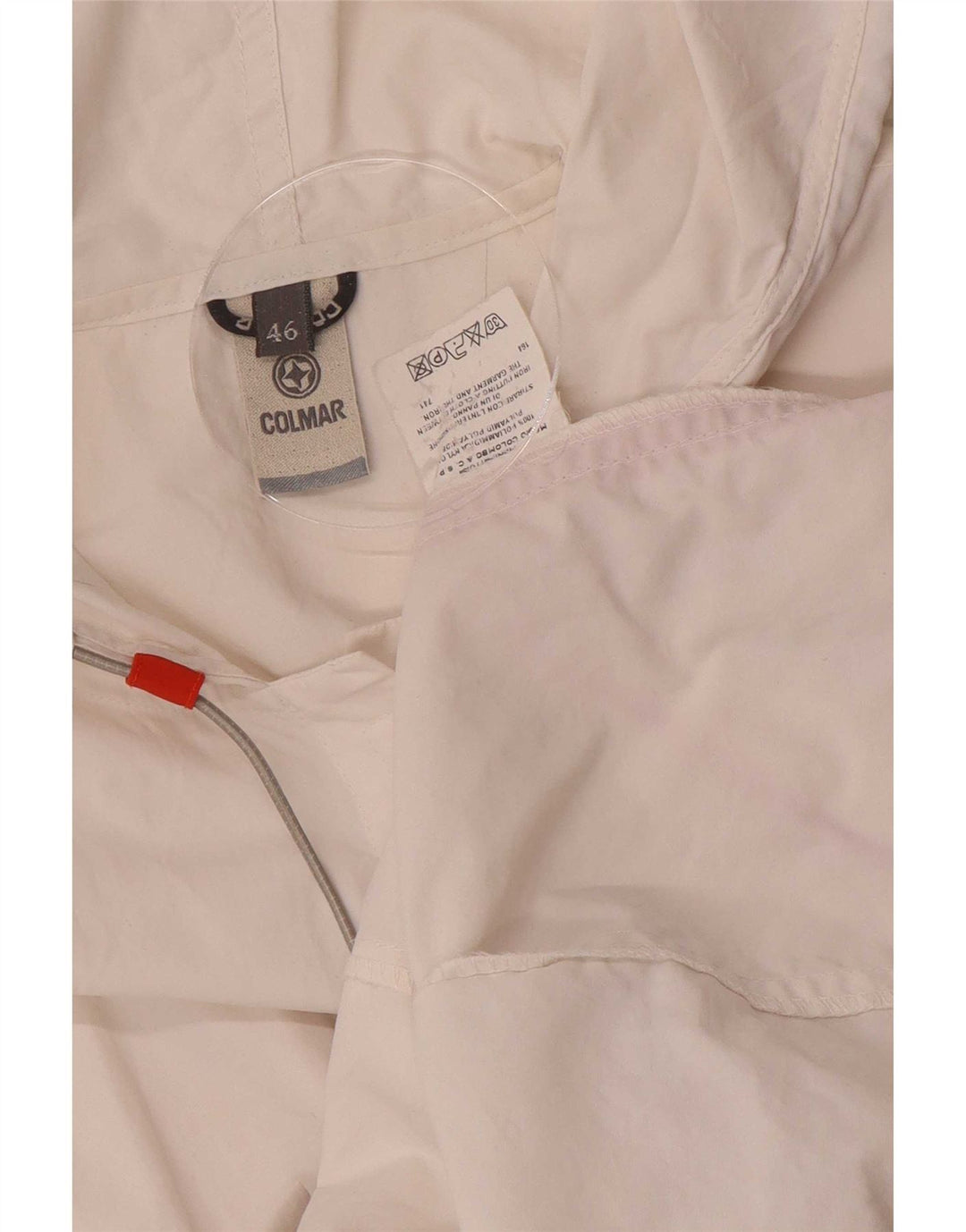 Colmar Mujer Chubasquero Sin Mangas Con Capucha IT 46 Large Poliamida Blanco