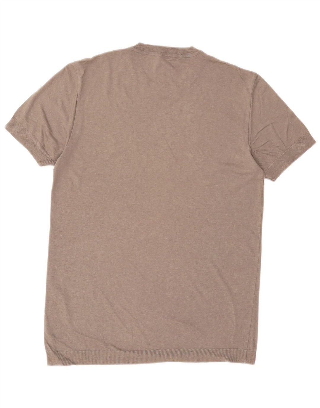 ALL SAINTS Camiseta Hombre Top Algodón Gris Medio