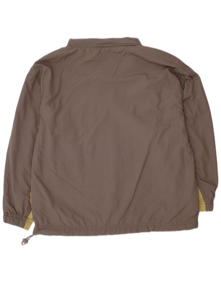 Reebok - Camiseta de chándal para niños, diseño gráfico, color gris, 9-10 años