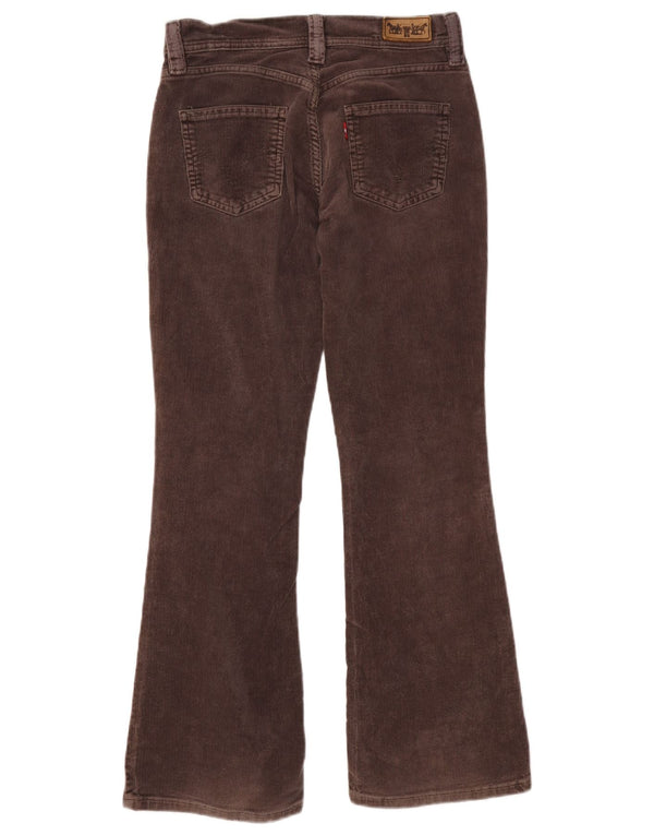 Pantalones de pana acampanados Levi's para mujer W28 L30 Algodón marrón