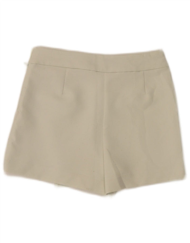Zara Mujer Skort Hot Pants XS W25 Verde Poliéster