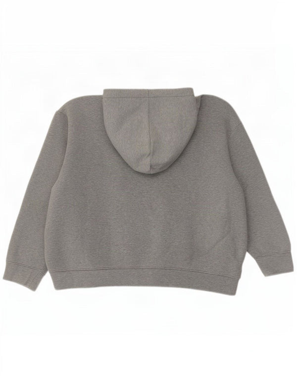 The North Face Jersey con capucha extragrande para hombre, talla 2XL, algodón moteado gris