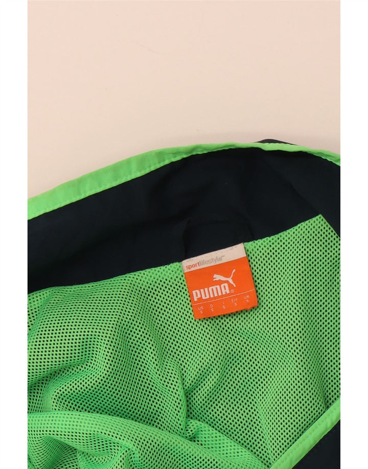 PUMA - Chaqueta de chándal para hombre, talla pequeña, azul marino