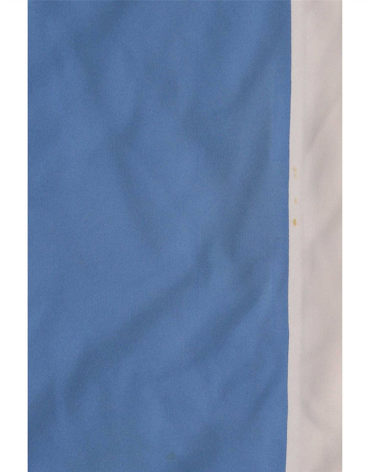 Asics Hombre Camiseta Gráfica Top Azul Medio Colorblock Poliéster