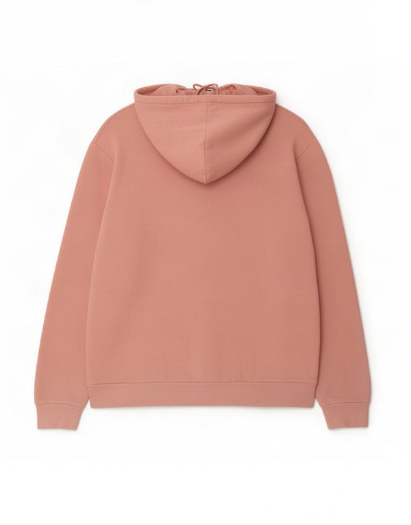 Zara Hombre Sudadera Con Capucha Jumper XL Rosa Algodón
