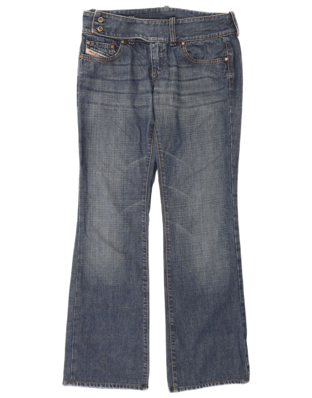 Vaqueros Bootcut Mujer Diesel W27 L30 Algodón Azul