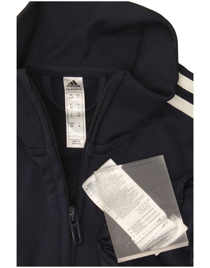 Adidas Chaqueta de chándal para hombre UK 36/38 Small Azul marino Poliéster
