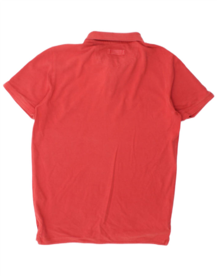 FAT FACE Polo de hombre de algodón rojo medio