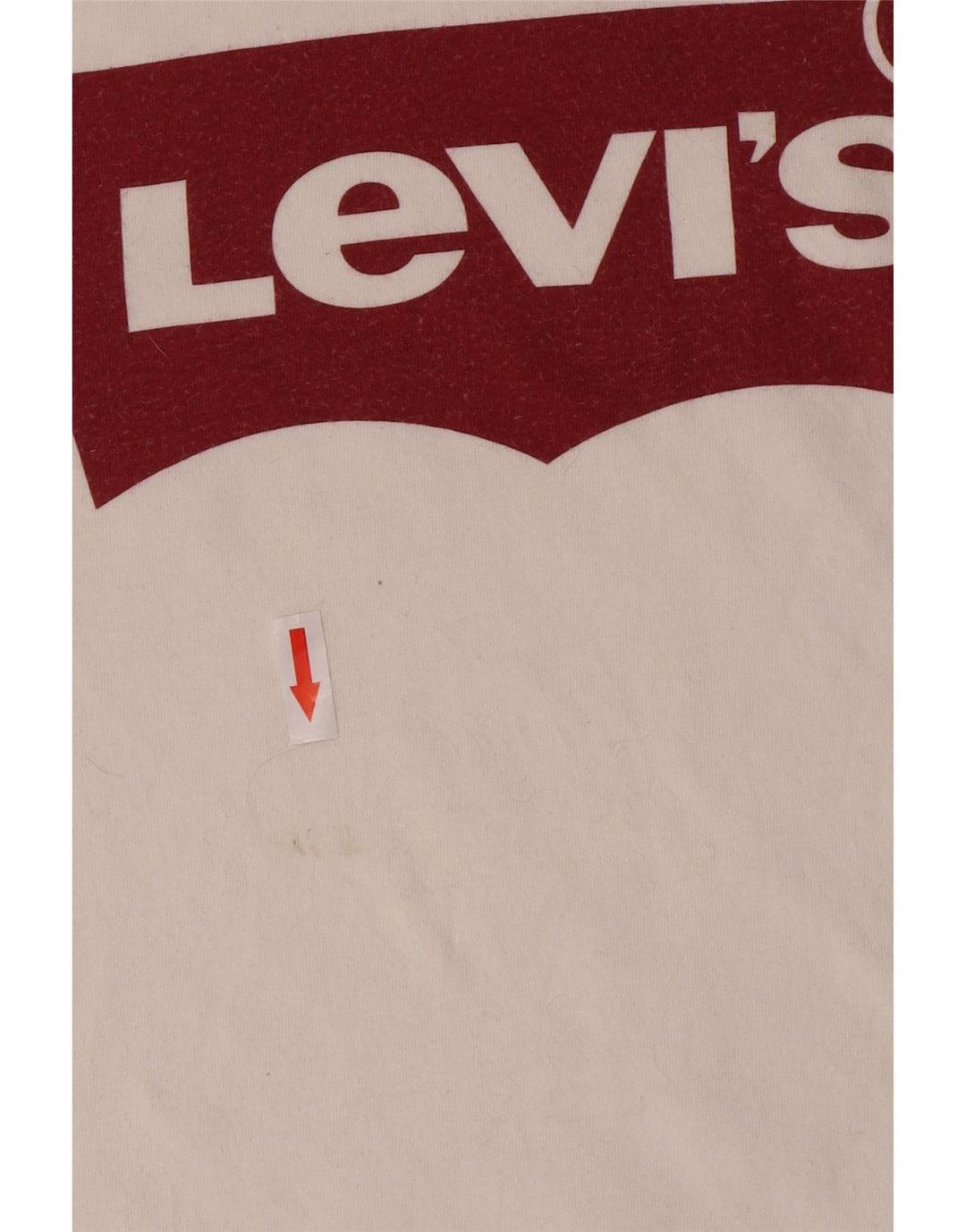 Levi's Hombre Camiseta Gráfica Top Medio Blanco