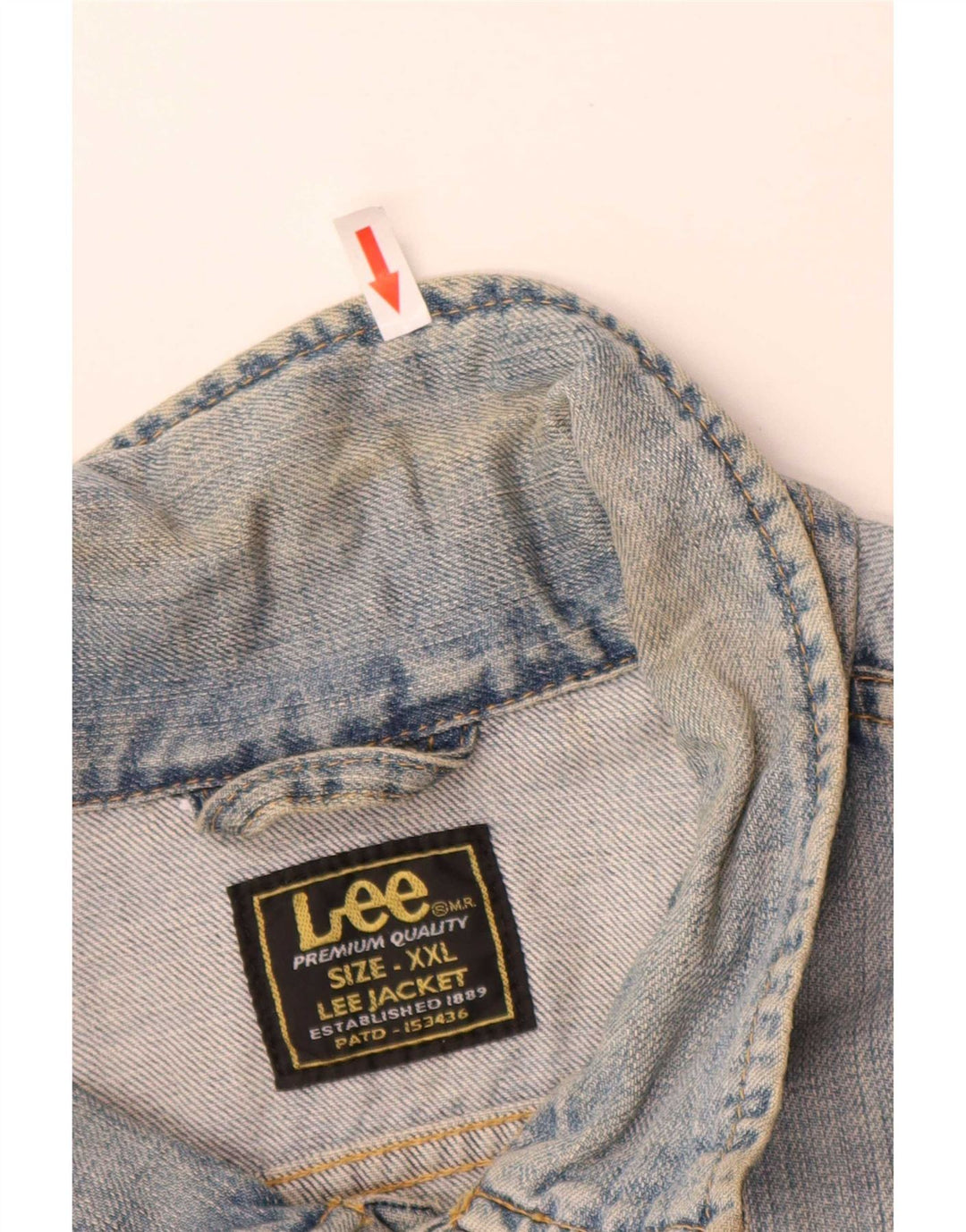 Lee Chaqueta vaquera para hombre UK 44 2XL Algodón azul