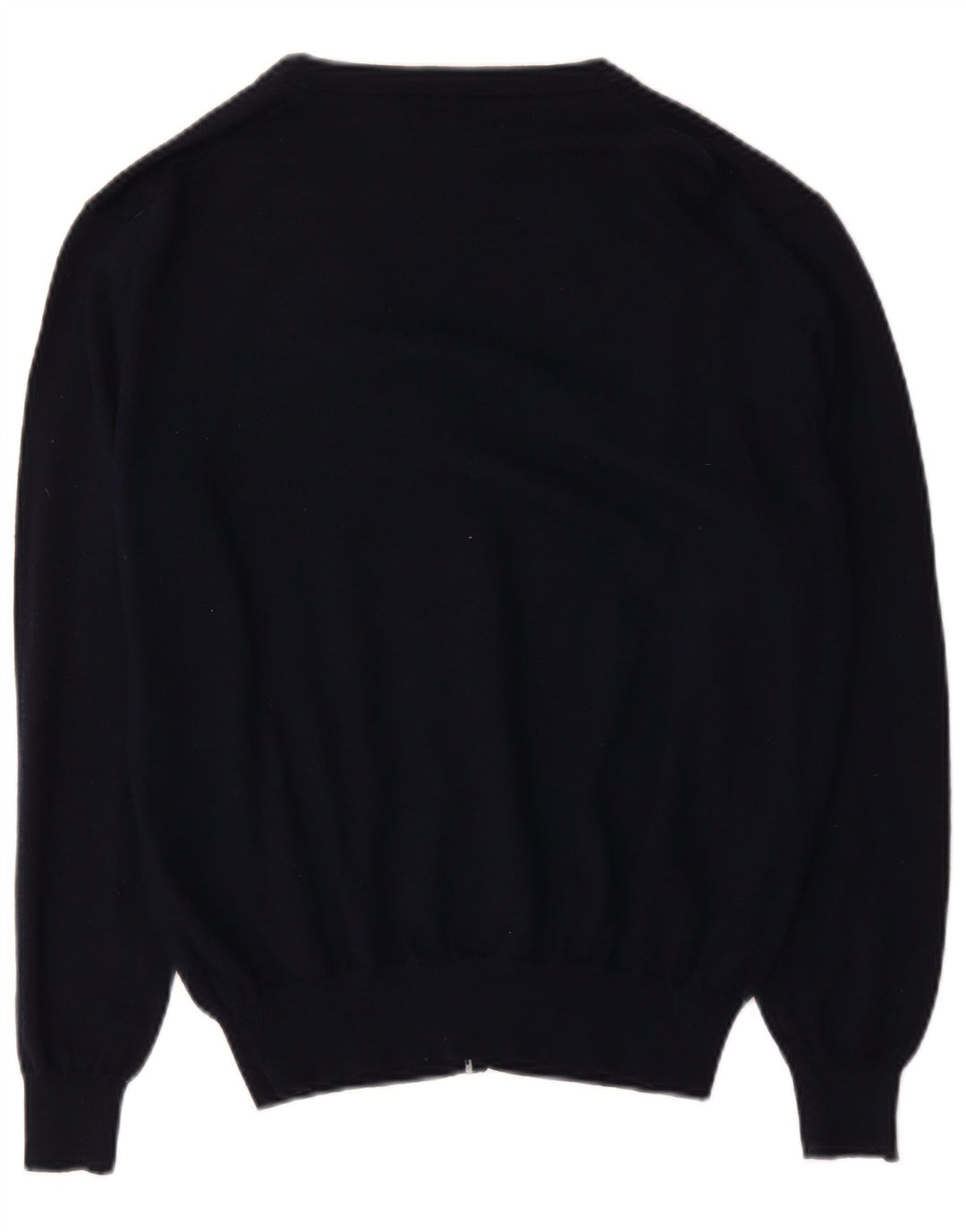 Marks & Spencer Suéter tipo cárdigan para hombre, tamaño grande, acrílico azul marino