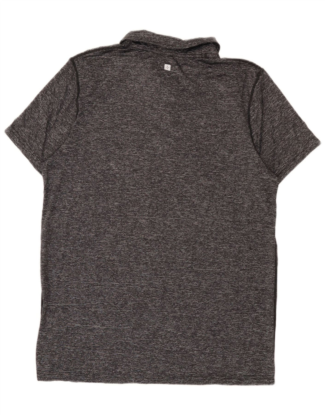 Polo IsoCool de hombre de Mountain Warehouse de poliamida moteada en gris medio