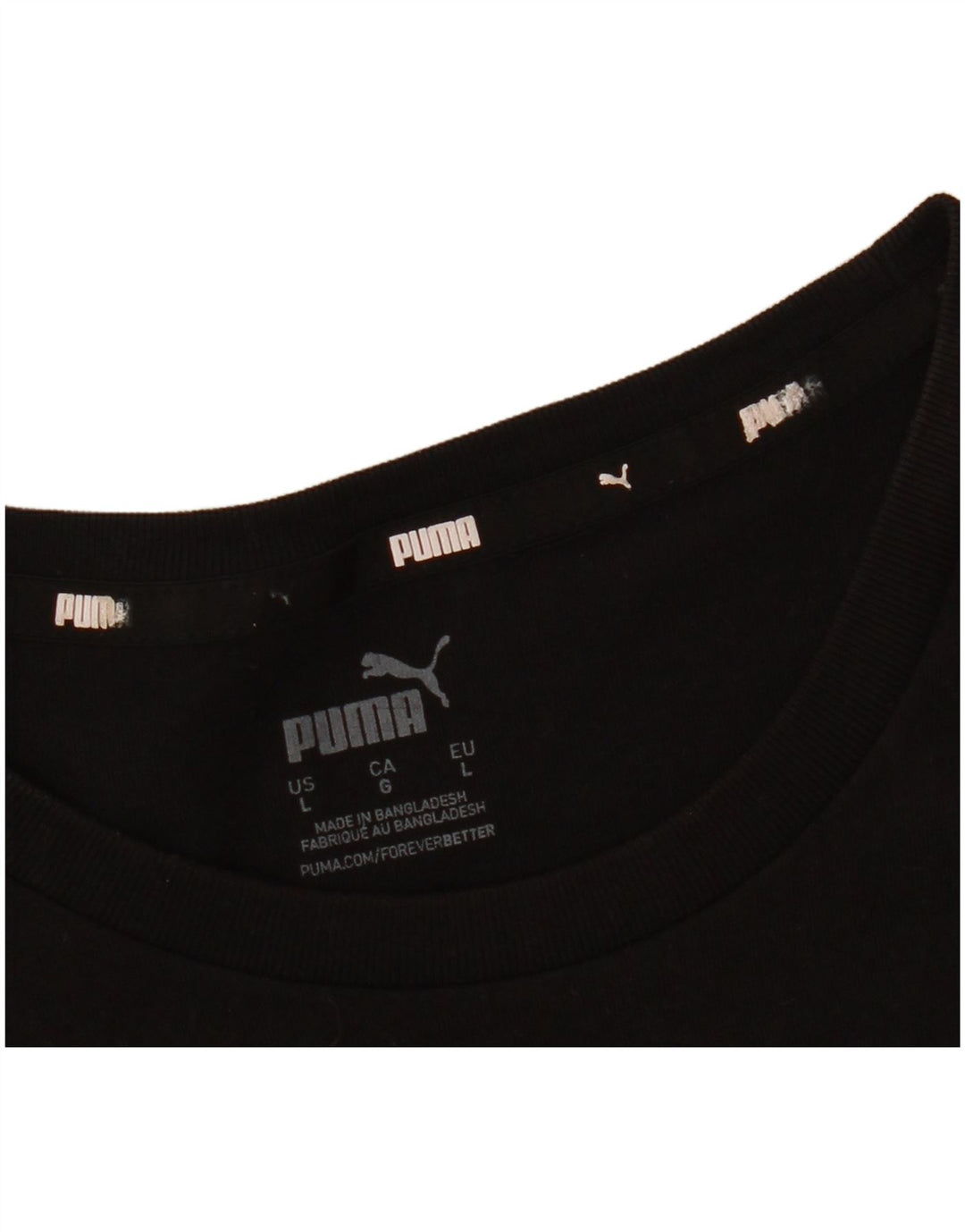 Puma - Camiseta gráfica para hombre, talla grande, color negro