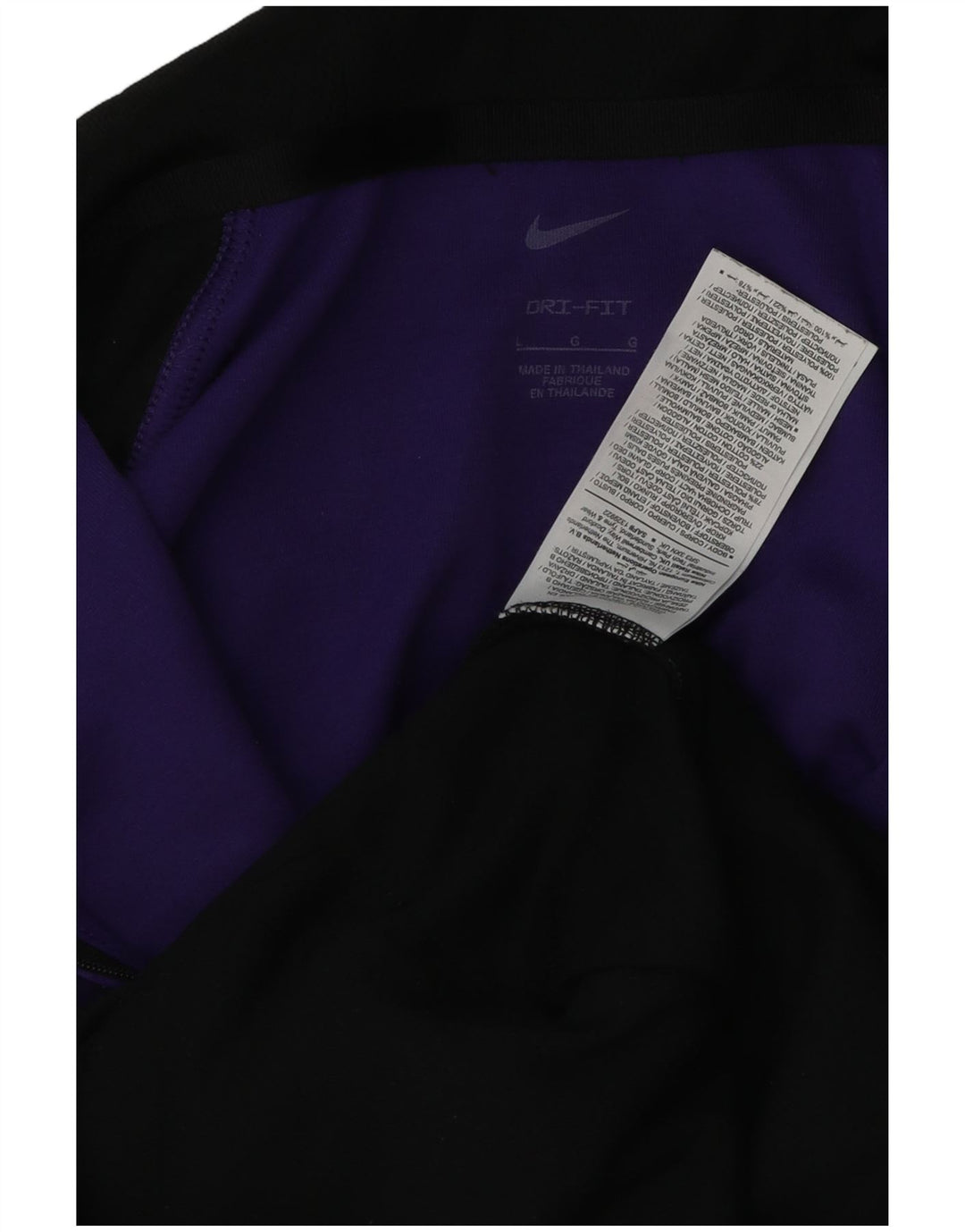Nike - Sudadera con capucha y cuello con cremallera para hombre, talla grande, color negro, poliéster