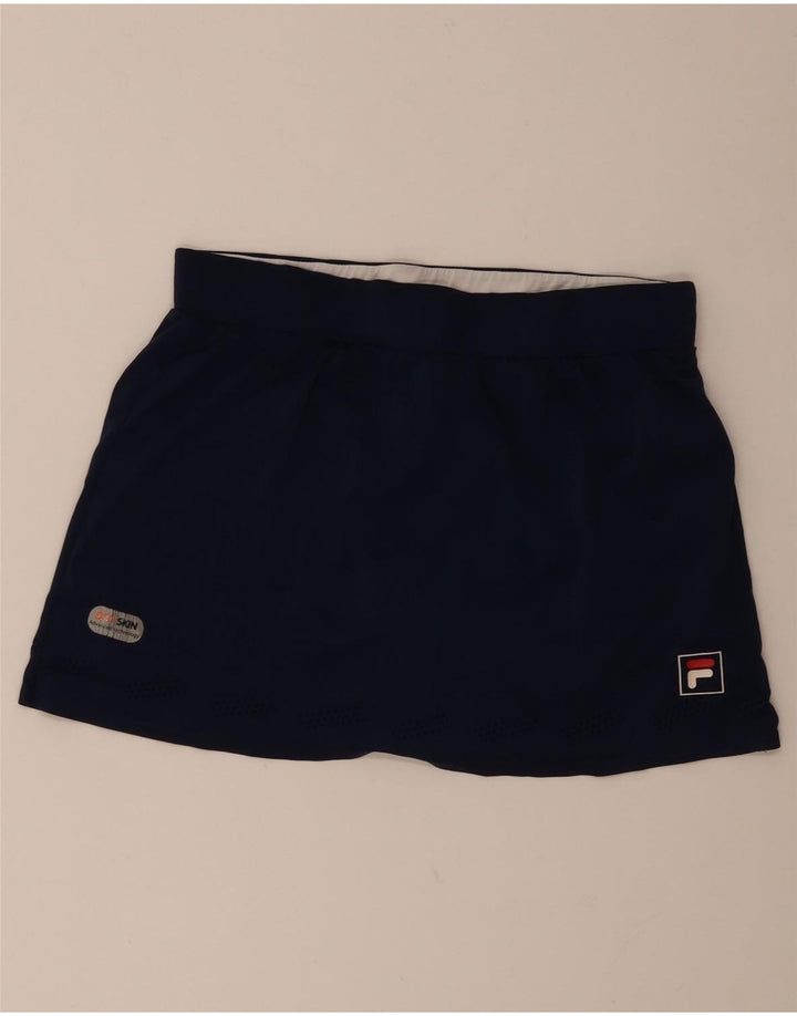 Fila Falda de tenis para mujer UK 10 Small Poliéster azul marino