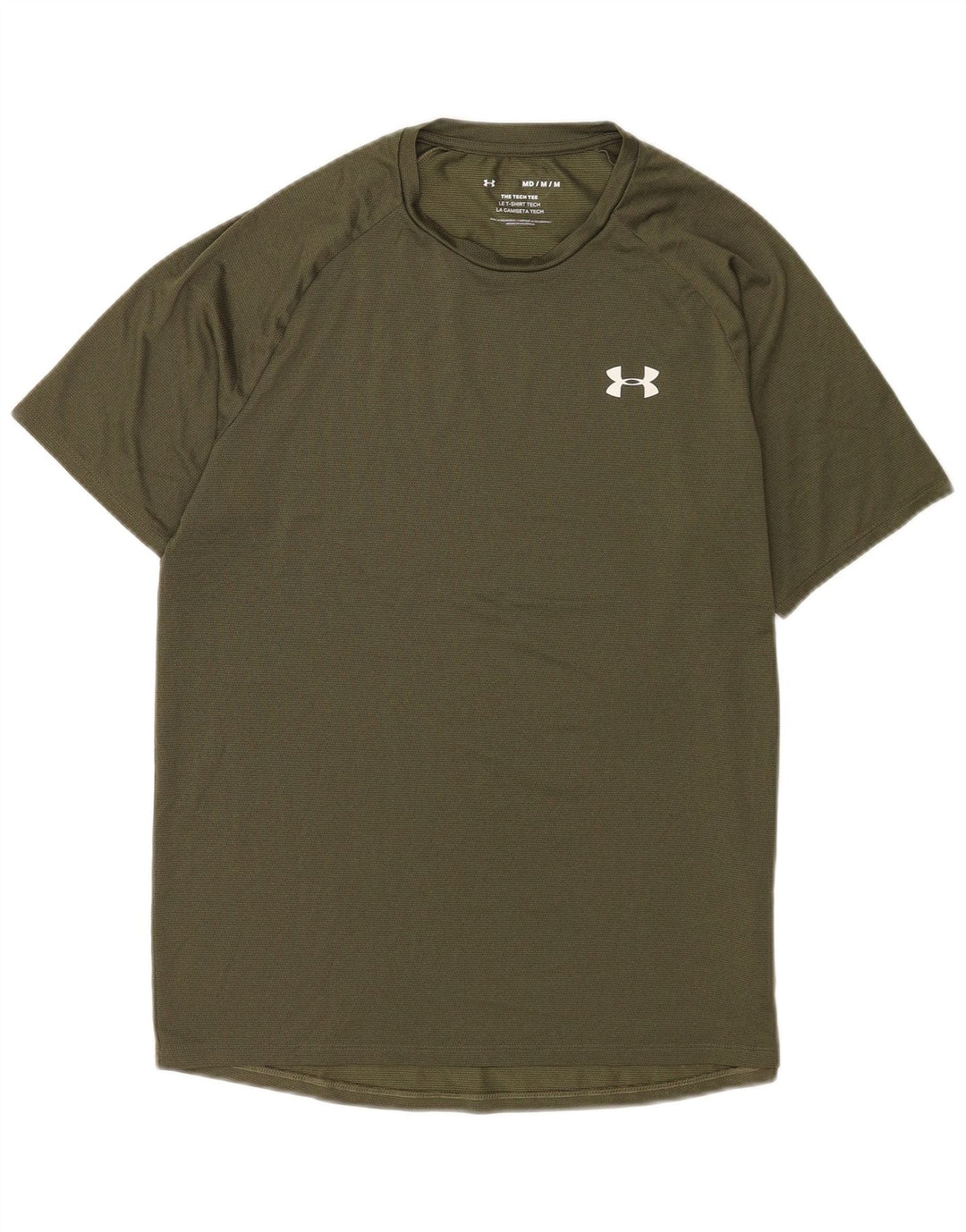 Camiseta Under Armour Hombre Top Medium Caqui Poliéster