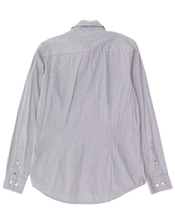 TOMMY BAHAMA Camisa slim fit de algodón a cuadros en azul medio