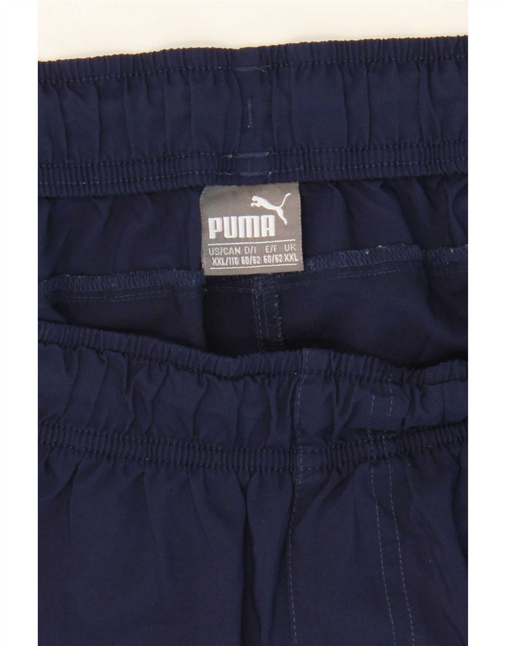 Puma Pantalones cortos deportivos para hombre 2XL Azul marino
