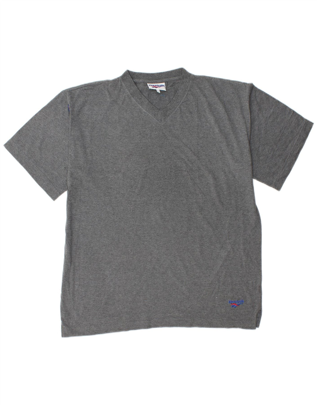 REEBOK Camiseta Hombre Top Grande Gris Algodón
