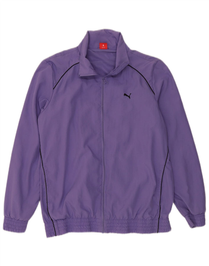 Puma - Chaqueta de chándal para mujer, talla 40, color morado