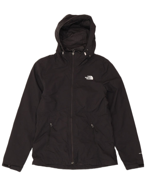 THE NORTH FACE Chaqueta impermeable con capucha para mujer UK 10 Small Poliéster negro