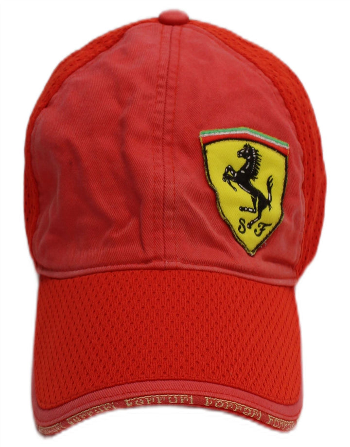 Gorra de béisbol con gráfico Ferrari de Puma para hombre, talla única, color rojo