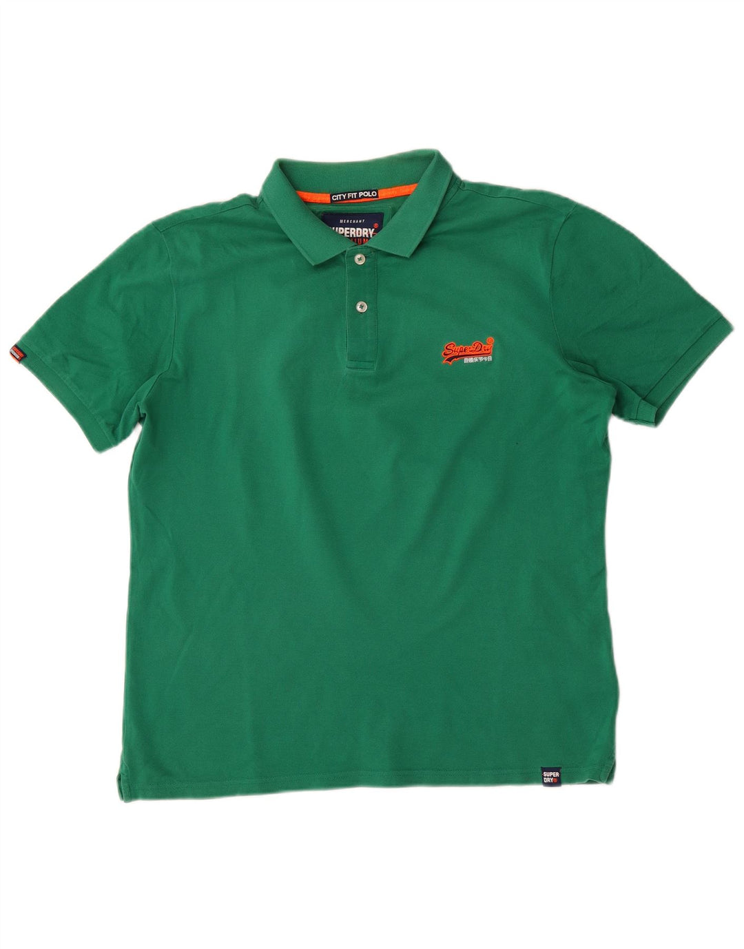 Superdry Polo Para Hombre De Algodón Verde Grande