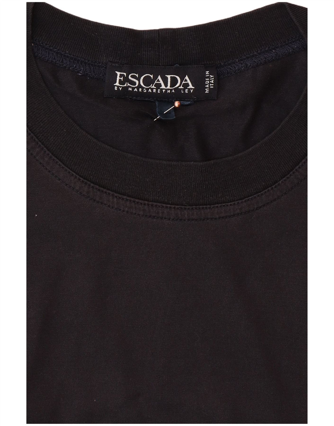 ESCADA Camiseta Hombre Top Grande Azul Marino Algodón
