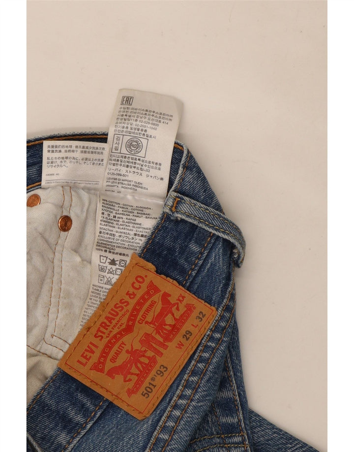 Levi's Jeans rectos 501 para hombre W29 L32 Algodón azul