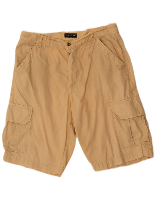 CLARK Pantalones cortos cargo para hombre IT 50 Large W34 Beige