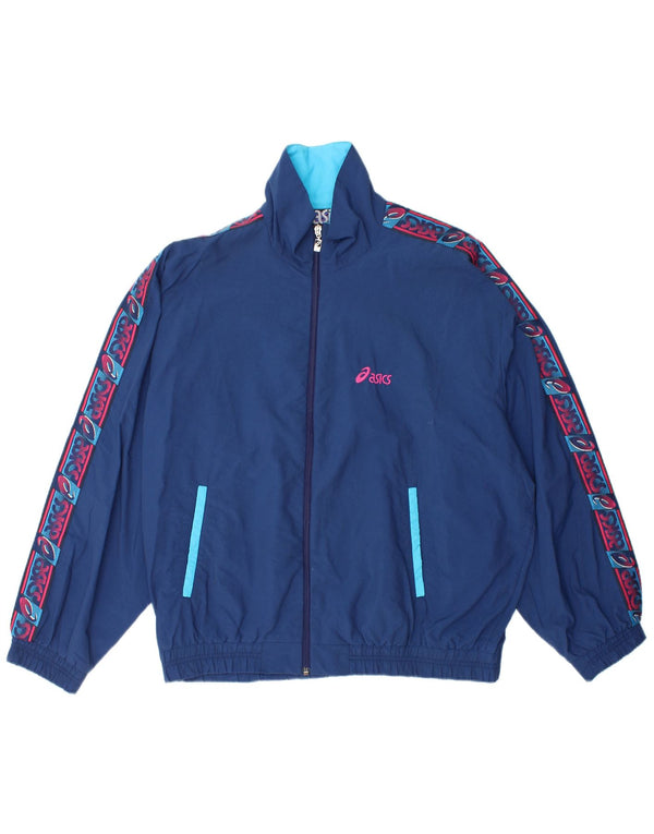 Oasis Hombre Chaqueta De Chándal Con Gráfico IT 50 Medium Blue Polyamide